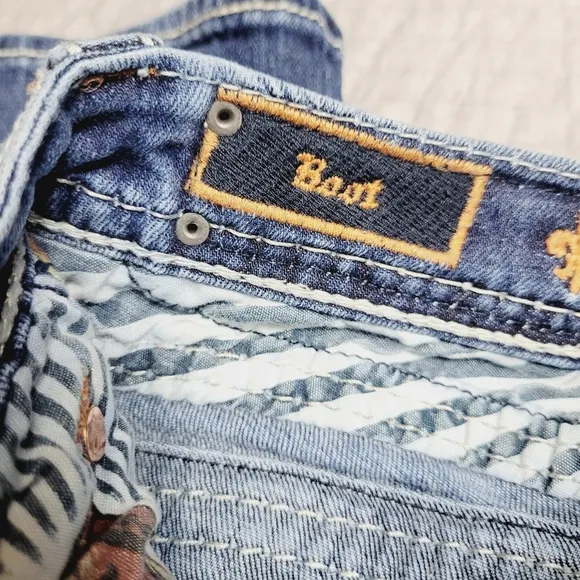 Rock Revival Kailyn Boot Cut Blue Jeans Woman's size 25