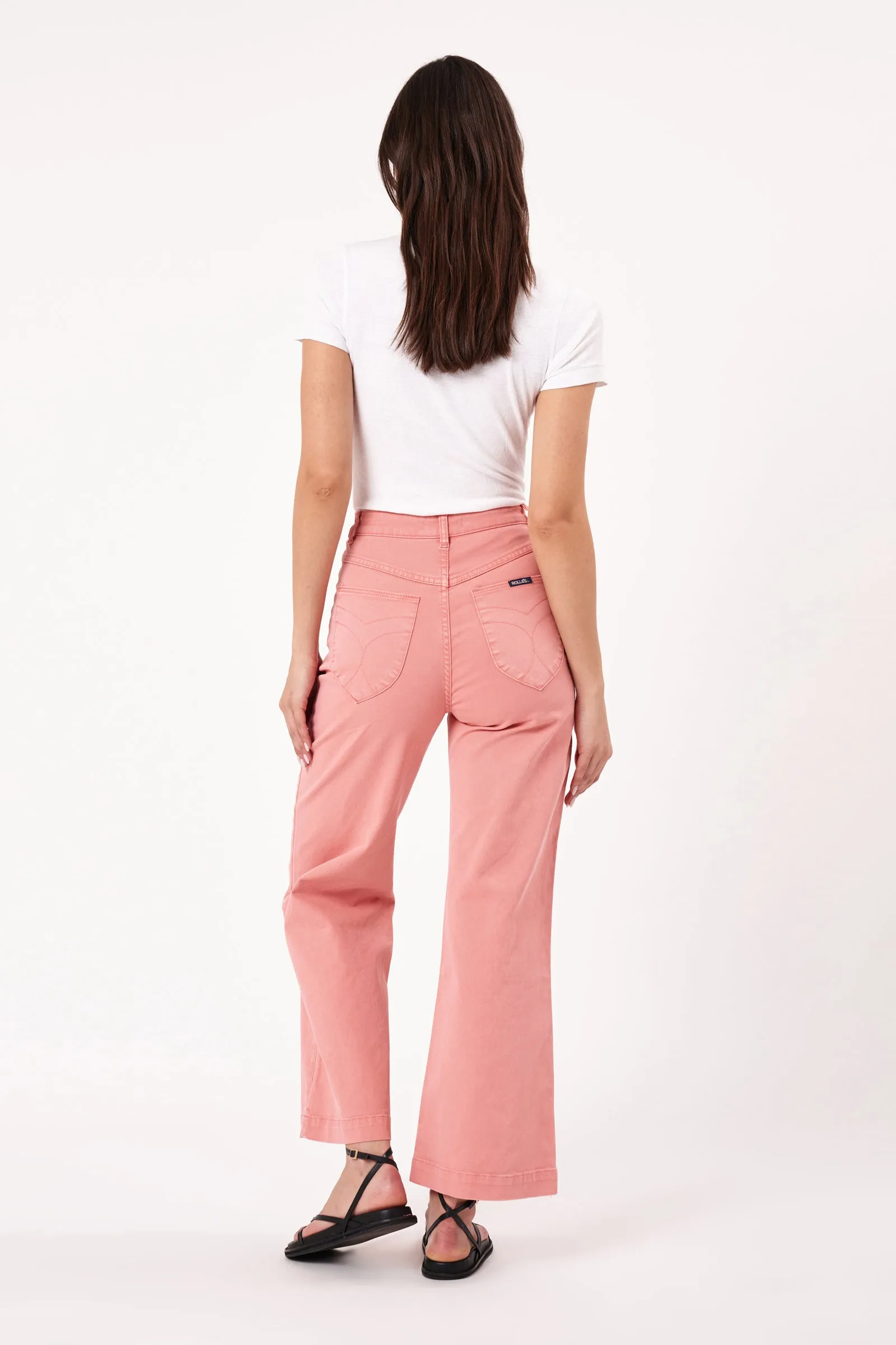 Rolla's Sailor Drill Jean - Peach