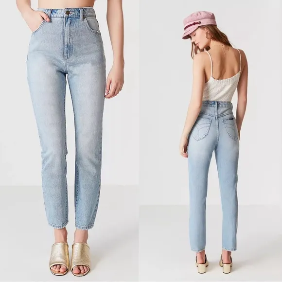 ROLLA’S x UO • Dusters High Rise Relaxed jeans rigid tapered slim leg