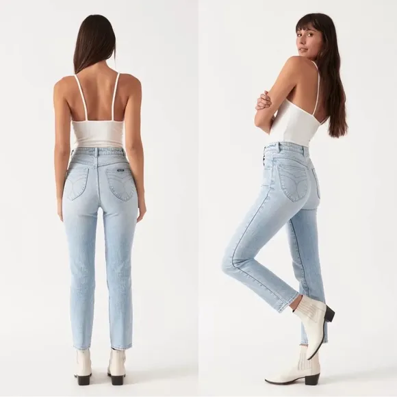 ROLLA’S x UO • Dusters High Rise Relaxed jeans rigid tapered slim leg