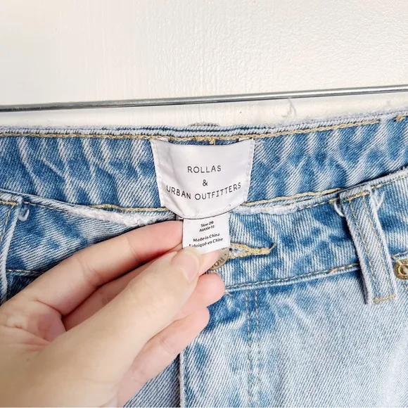 ROLLA’S x UO • Dusters High Rise Relaxed jeans rigid tapered slim leg