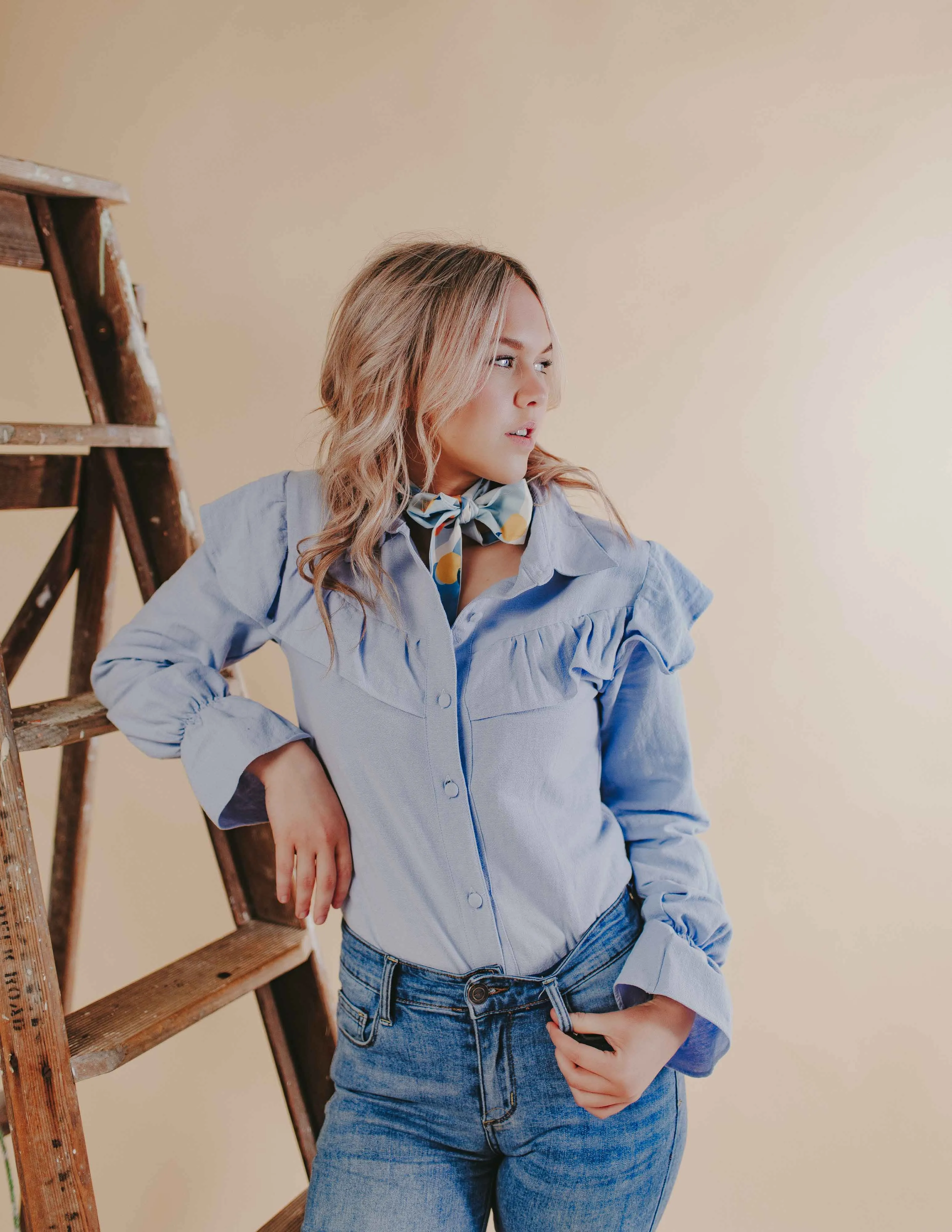 Roma Shirt - Sky Blue