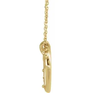 Rosary Heart 16-18" Necklace or Pendant R45424