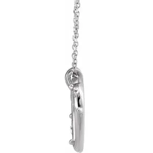 Rosary Heart 16-18" Necklace or Pendant R45424