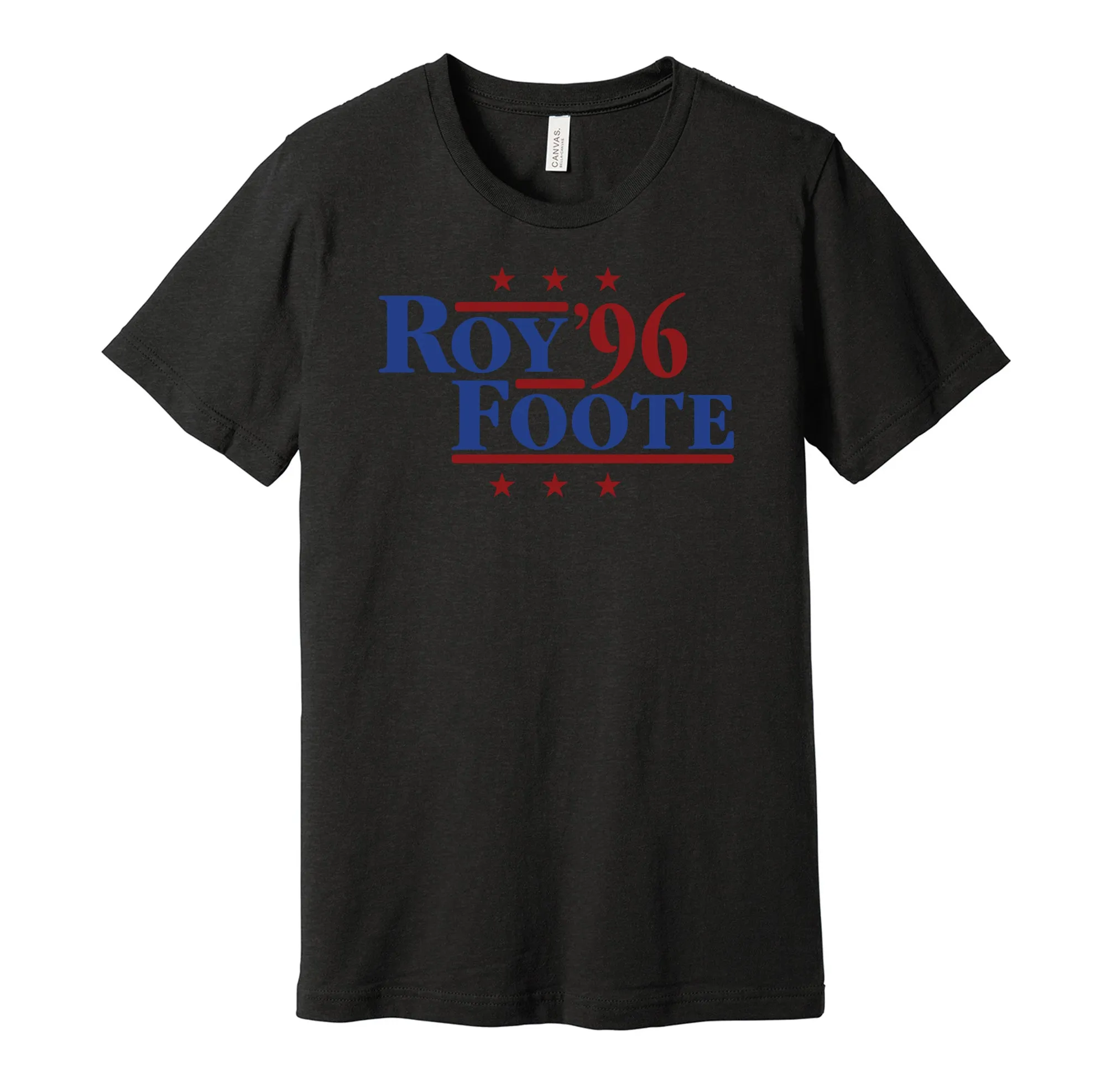 Roy & Foote '96 - Colorado Hockey Legends Political Campaign Parody T-Shirt - Hyper Than Hype Shirts