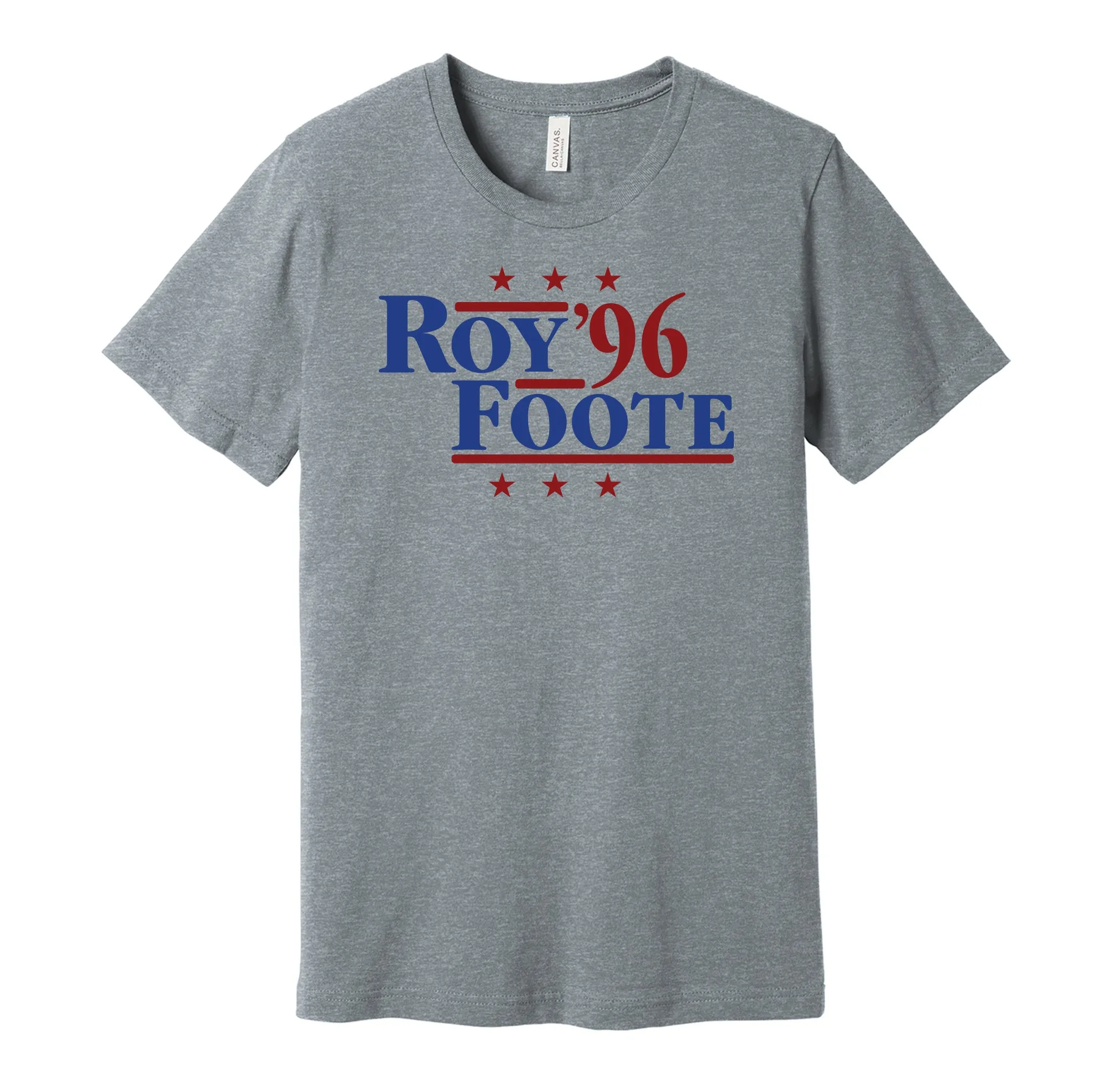 Roy & Foote '96 - Colorado Hockey Legends Political Campaign Parody T-Shirt - Hyper Than Hype Shirts