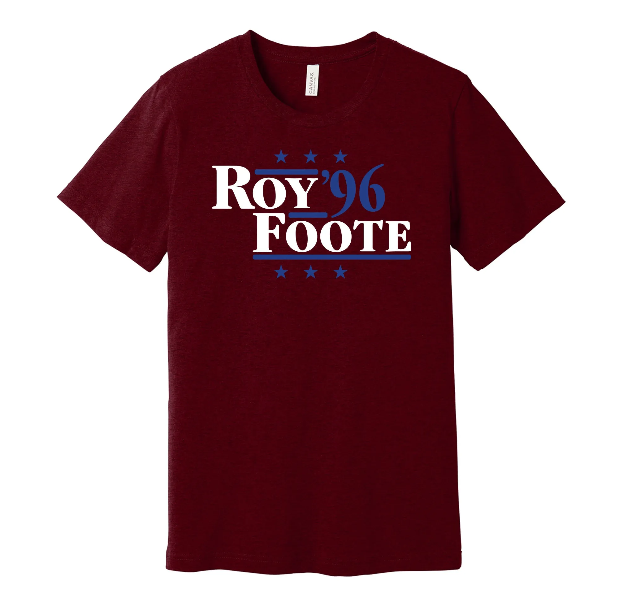 Roy & Foote '96 - Colorado Hockey Legends Political Campaign Parody T-Shirt - Hyper Than Hype Shirts