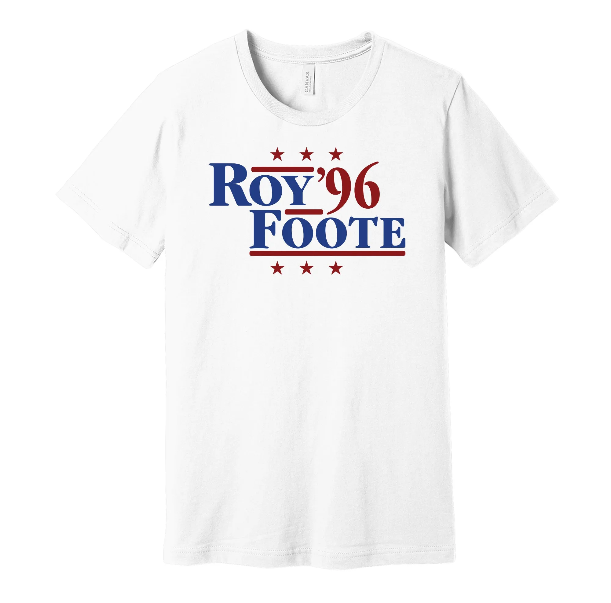 Roy & Foote '96 - Colorado Hockey Legends Political Campaign Parody T-Shirt - Hyper Than Hype Shirts