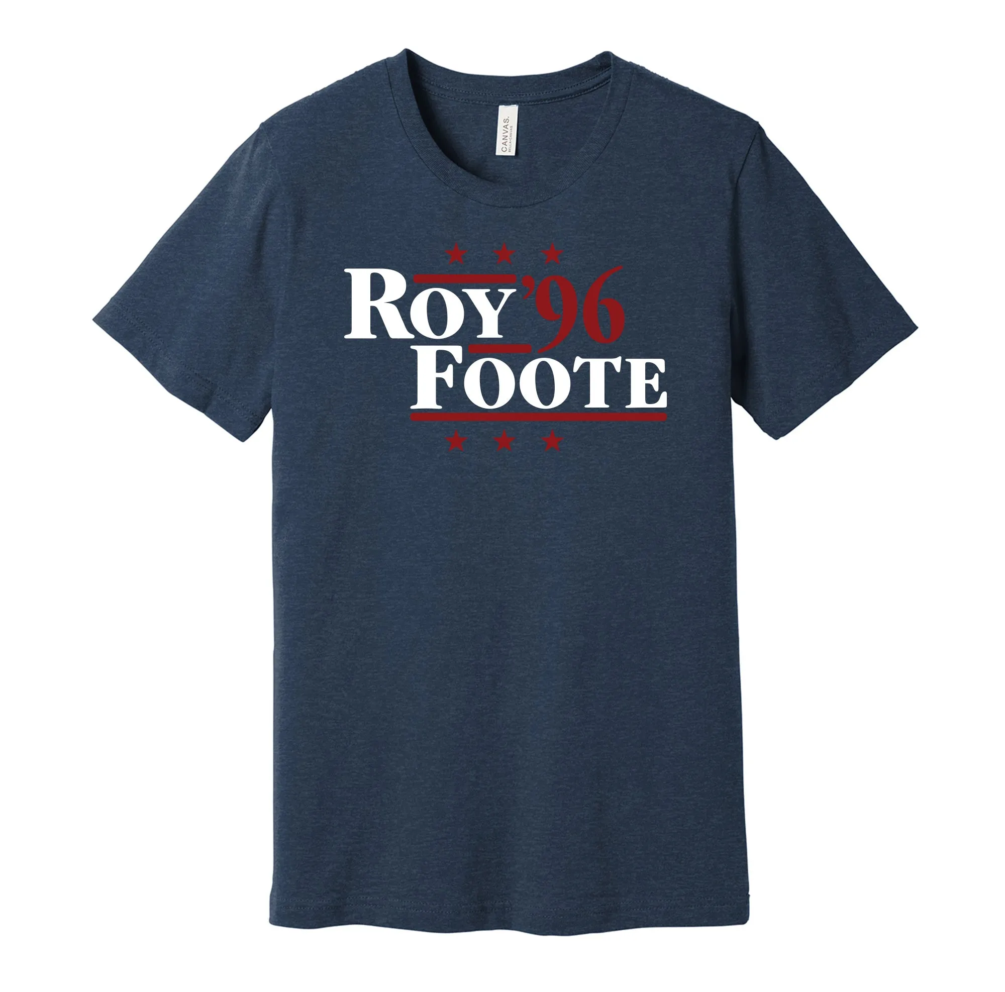 Roy & Foote '96 - Colorado Hockey Legends Political Campaign Parody T-Shirt - Hyper Than Hype Shirts