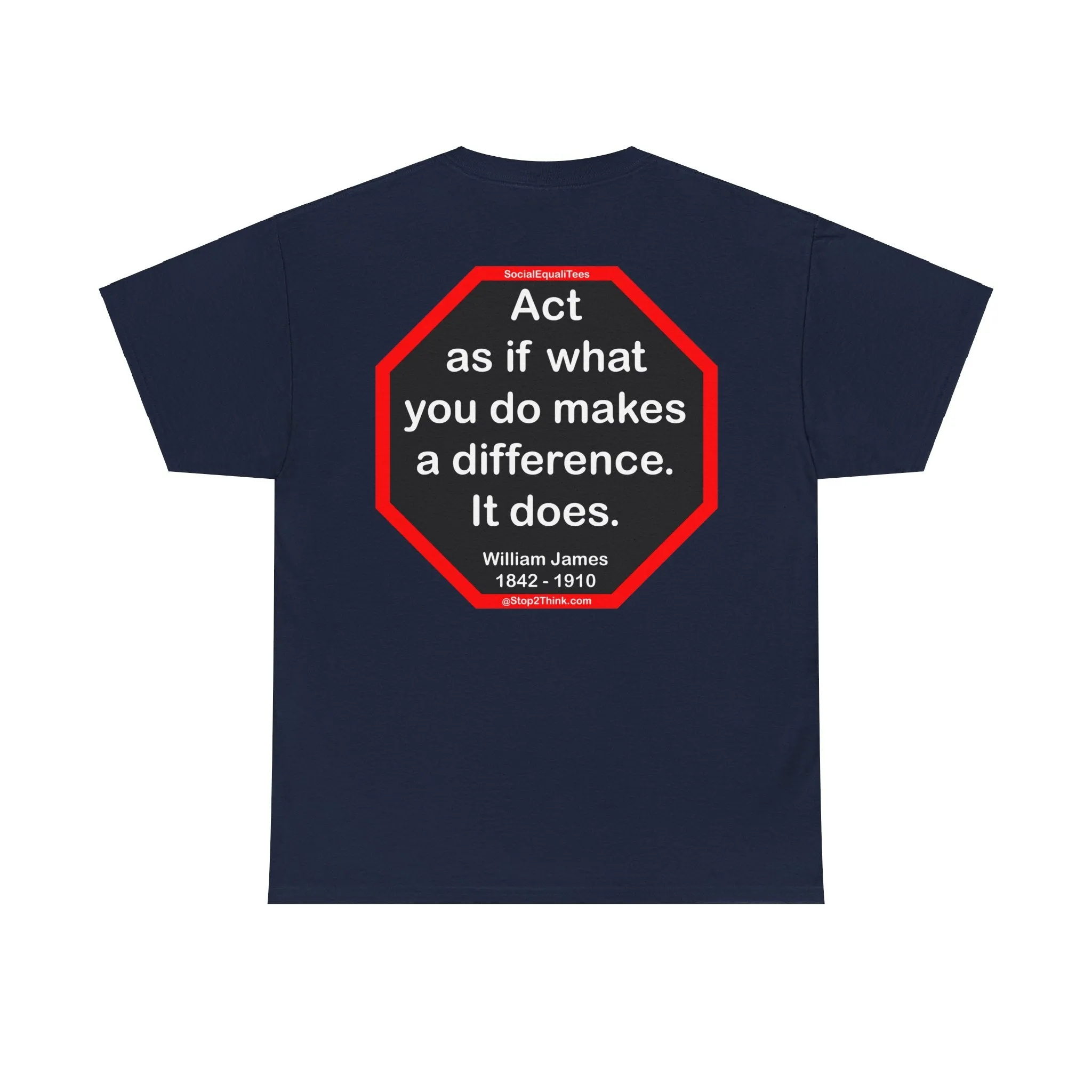 S2T- Act as if what you do makes a difference. It does.  -  William James  1842 - 1910