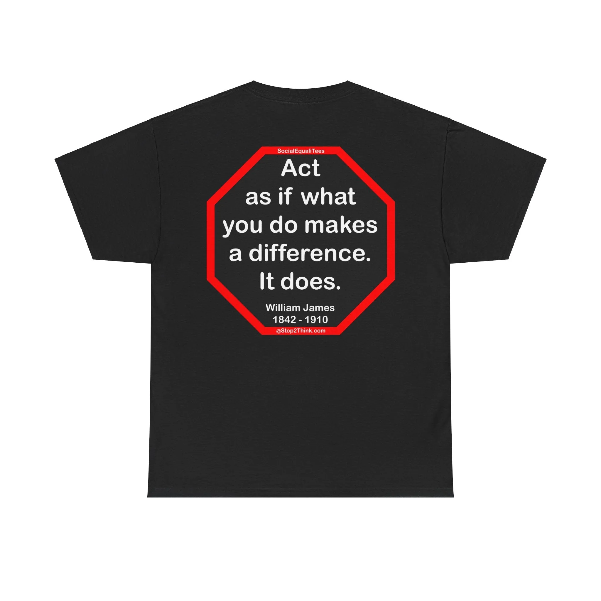 S2T- Act as if what you do makes a difference. It does.  -  William James  1842 - 1910