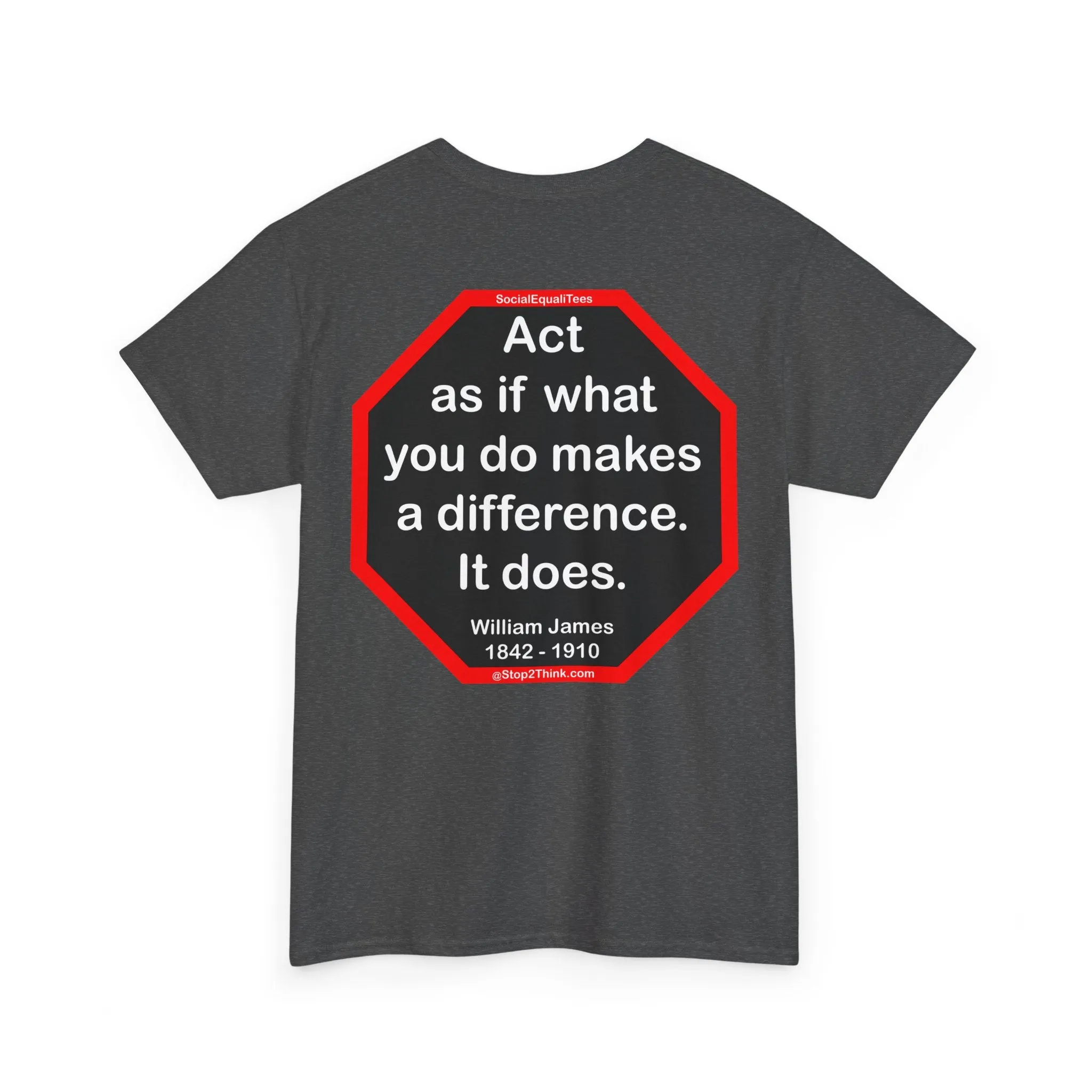 S2T- Act as if what you do makes a difference. It does.  -  William James  1842 - 1910