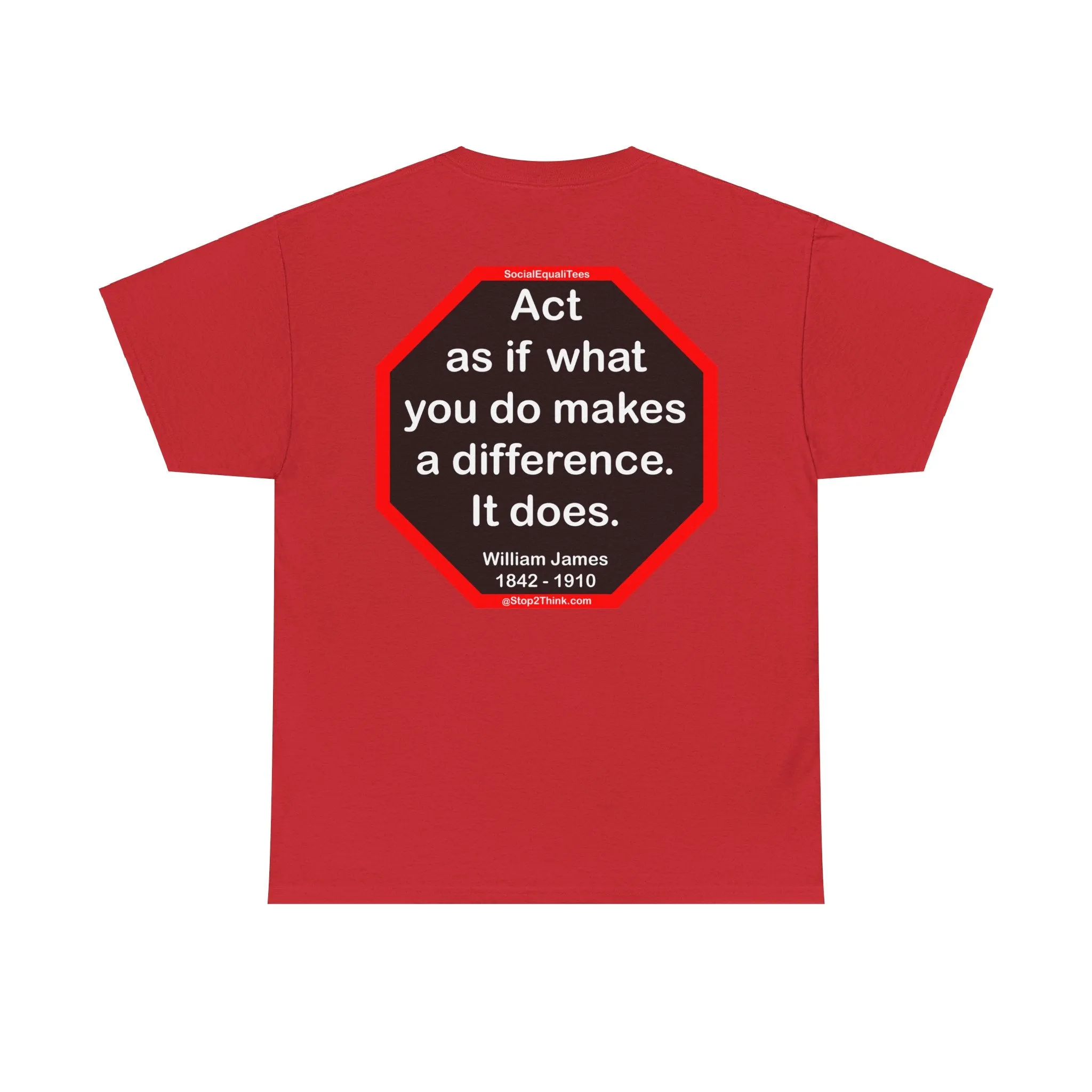 S2T- Act as if what you do makes a difference. It does.  -  William James  1842 - 1910