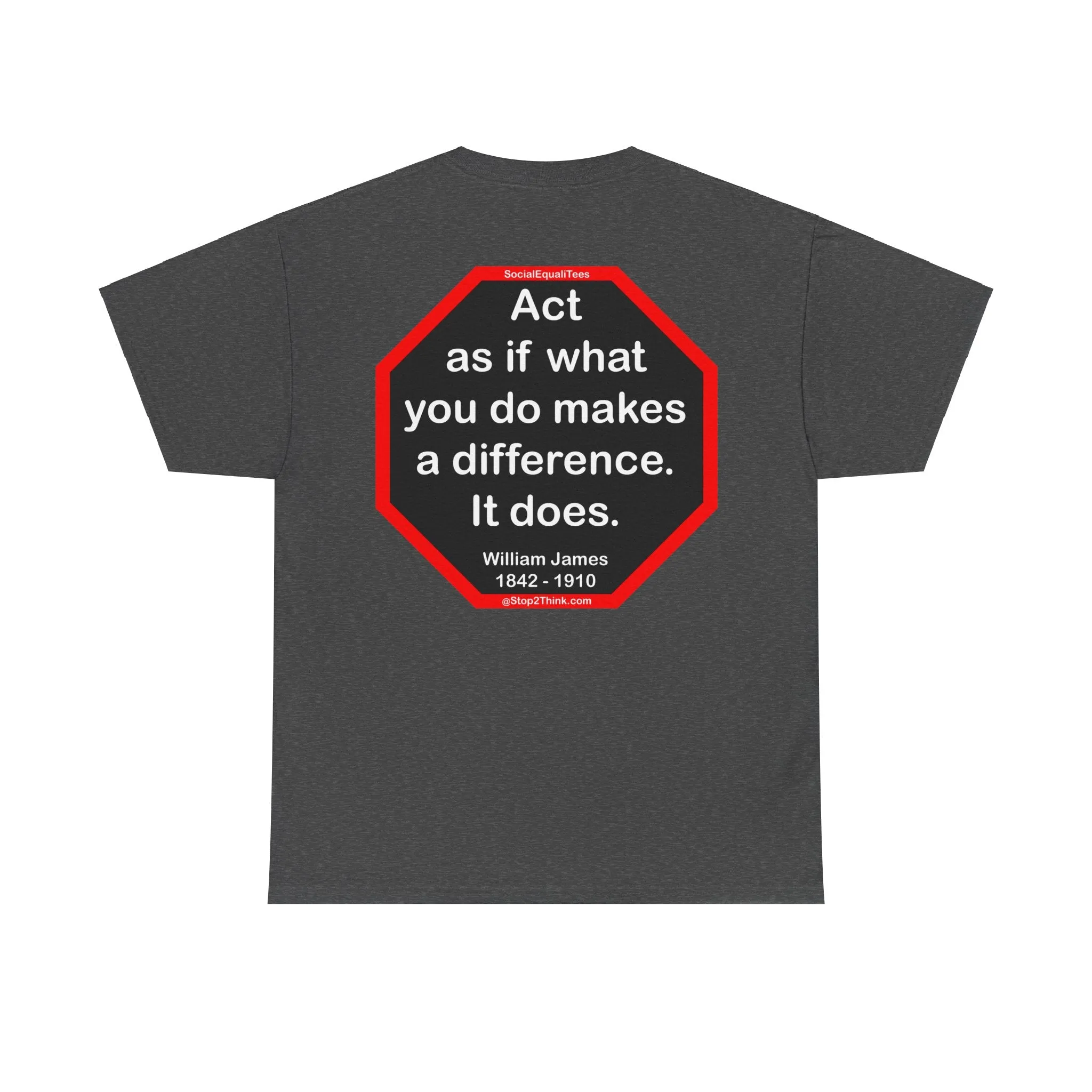 S2T- Act as if what you do makes a difference. It does.  -  William James  1842 - 1910