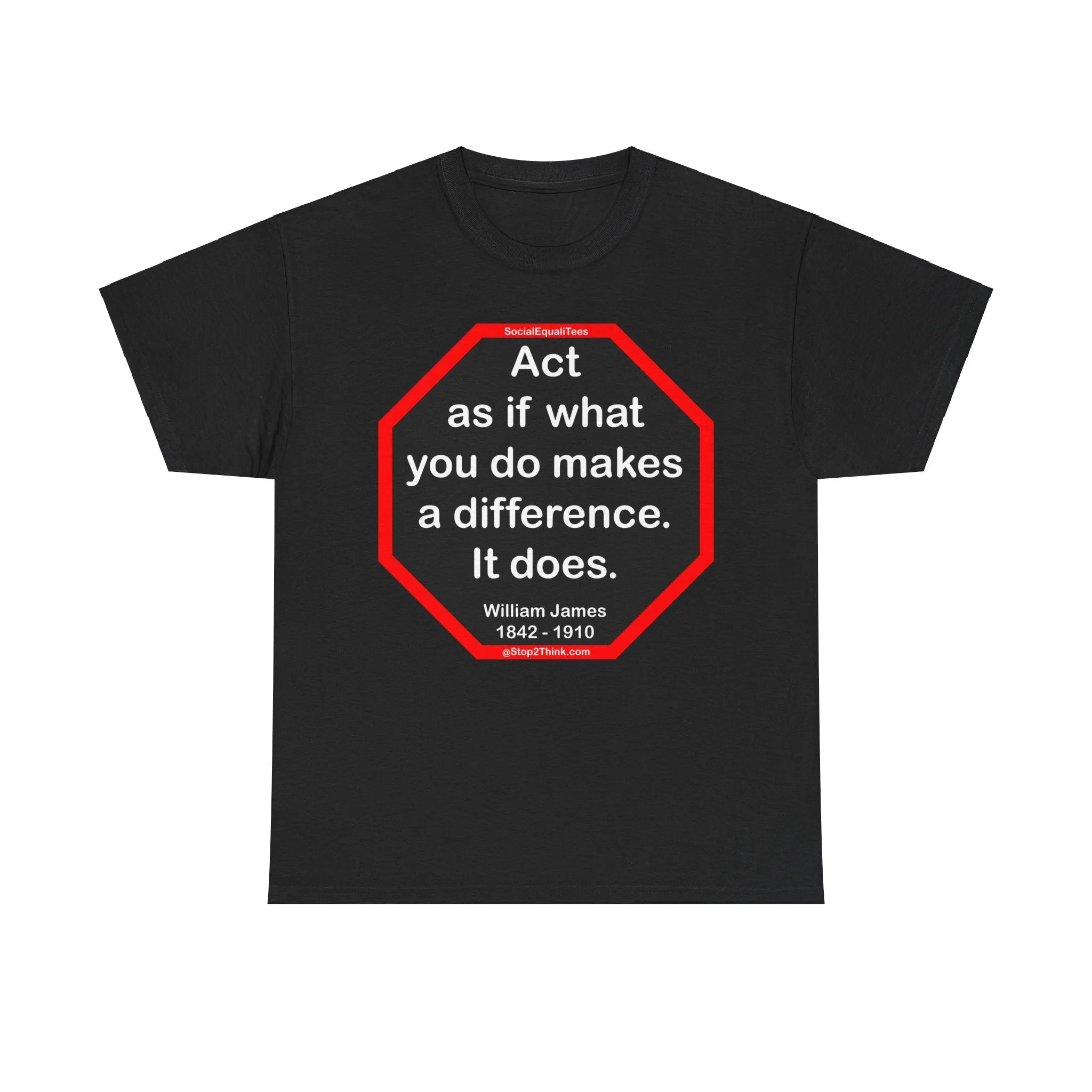 S2T- Act as if what you do makes a difference. It does.  -  William James  1842 - 1910