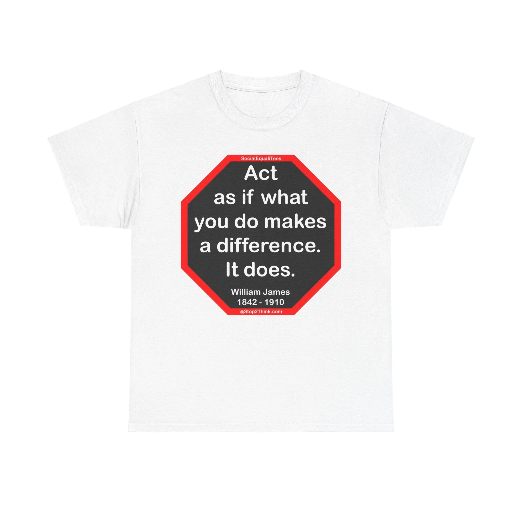 S2T- Act as if what you do makes a difference. It does.  -  William James  1842 - 1910