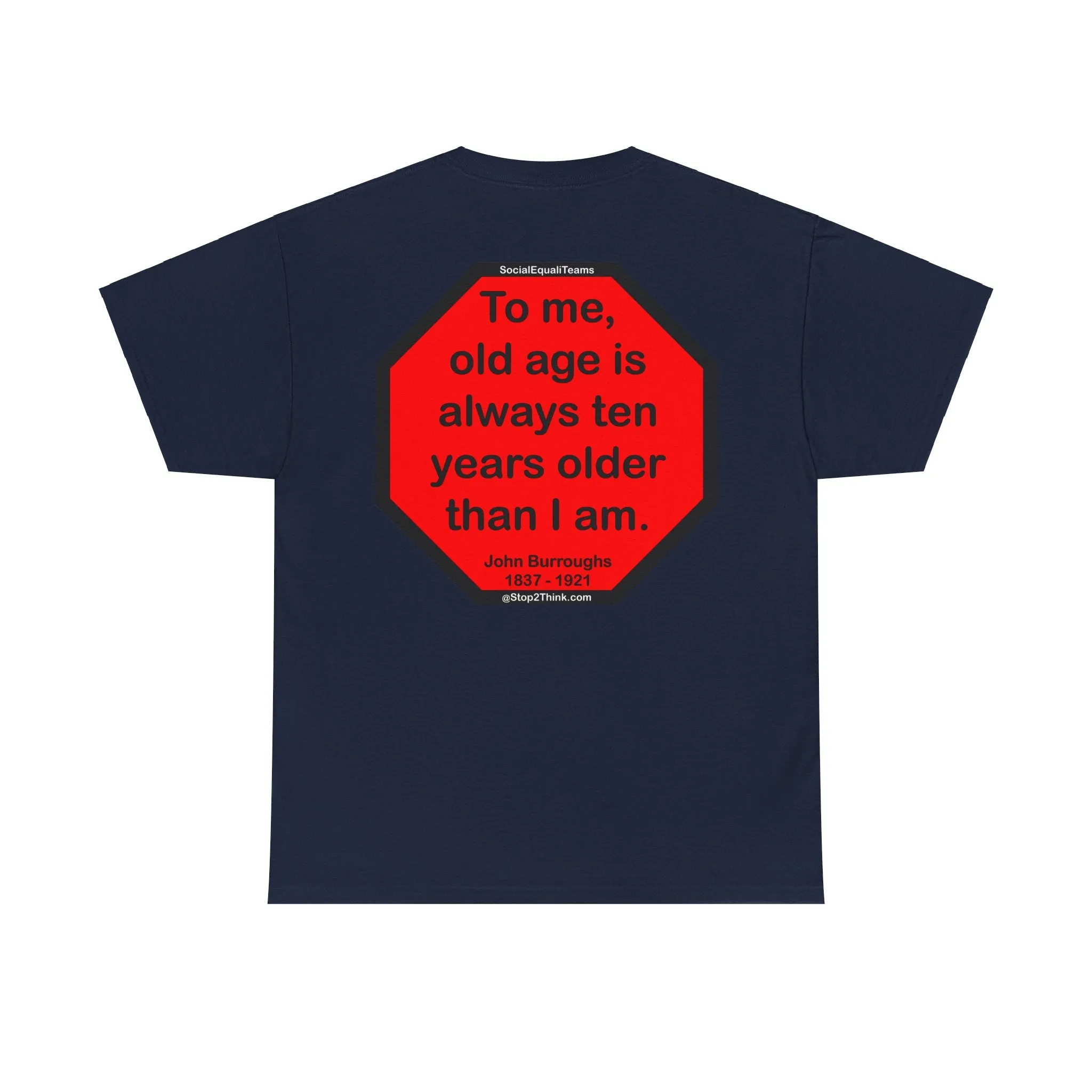 S2T- To me, old age is always ten years older than I am.  -  John Burroughs  1837 - 1921