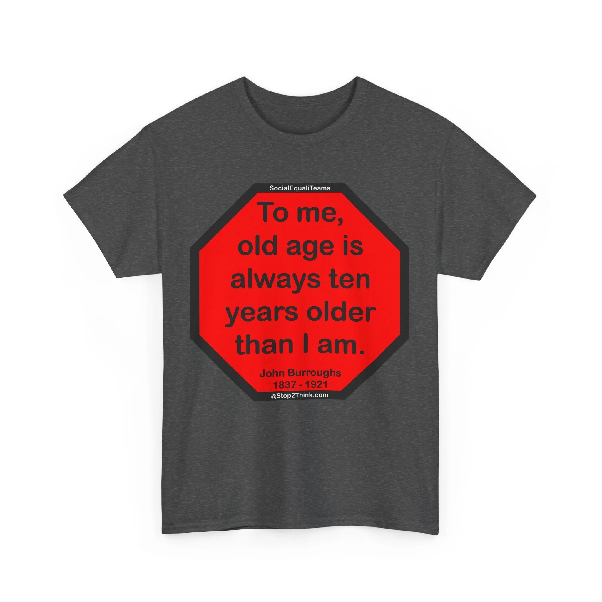 S2T- To me, old age is always ten years older than I am.  -  John Burroughs  1837 - 1921