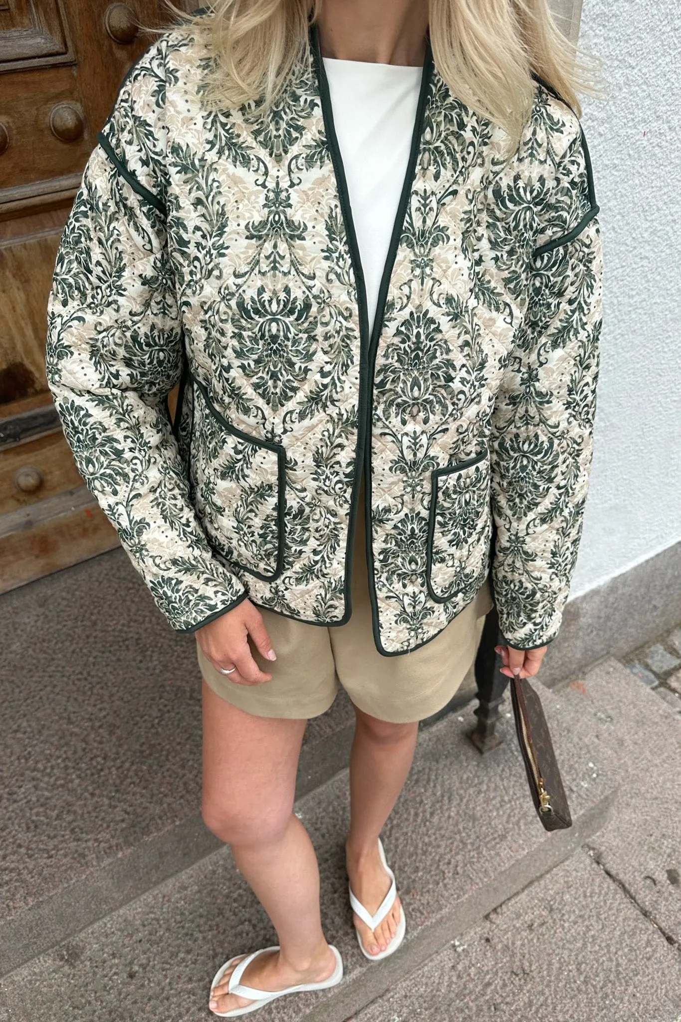 SagaIC Jakke - Grønt Print