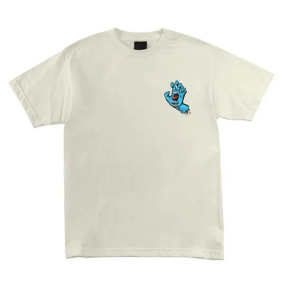Santa Cruz Screaming Hand T-Shirt - Cream