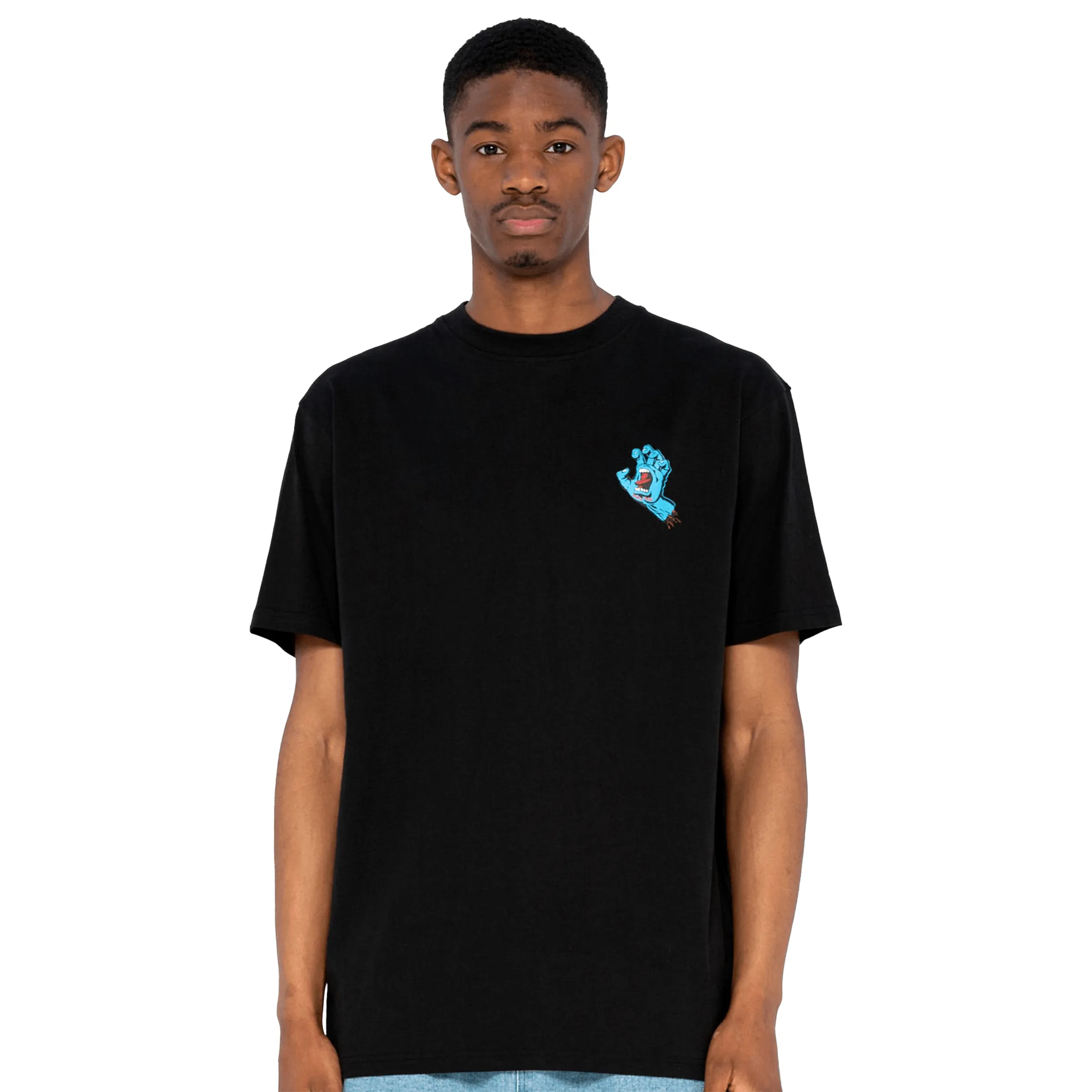 Screaming Hand Chest T-Shirt