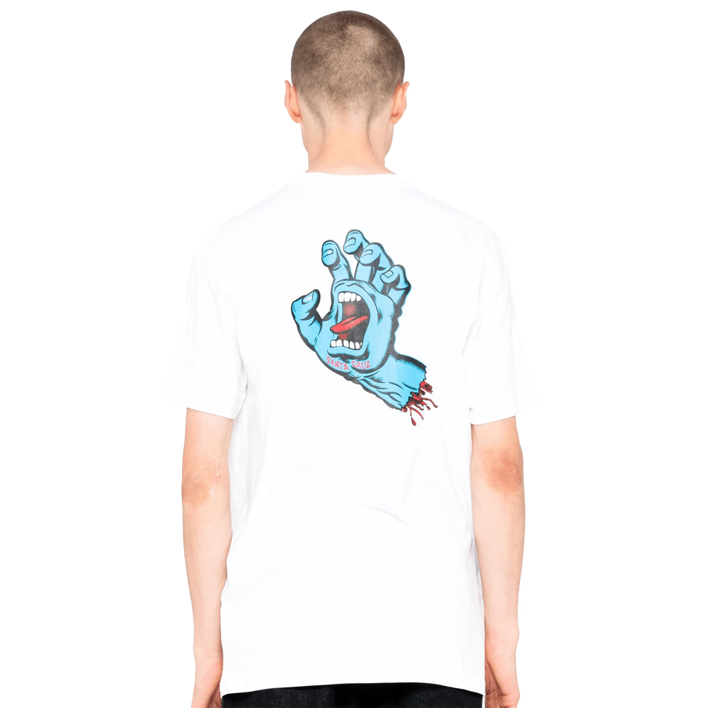 Screaming Hand Chest T-Shirt