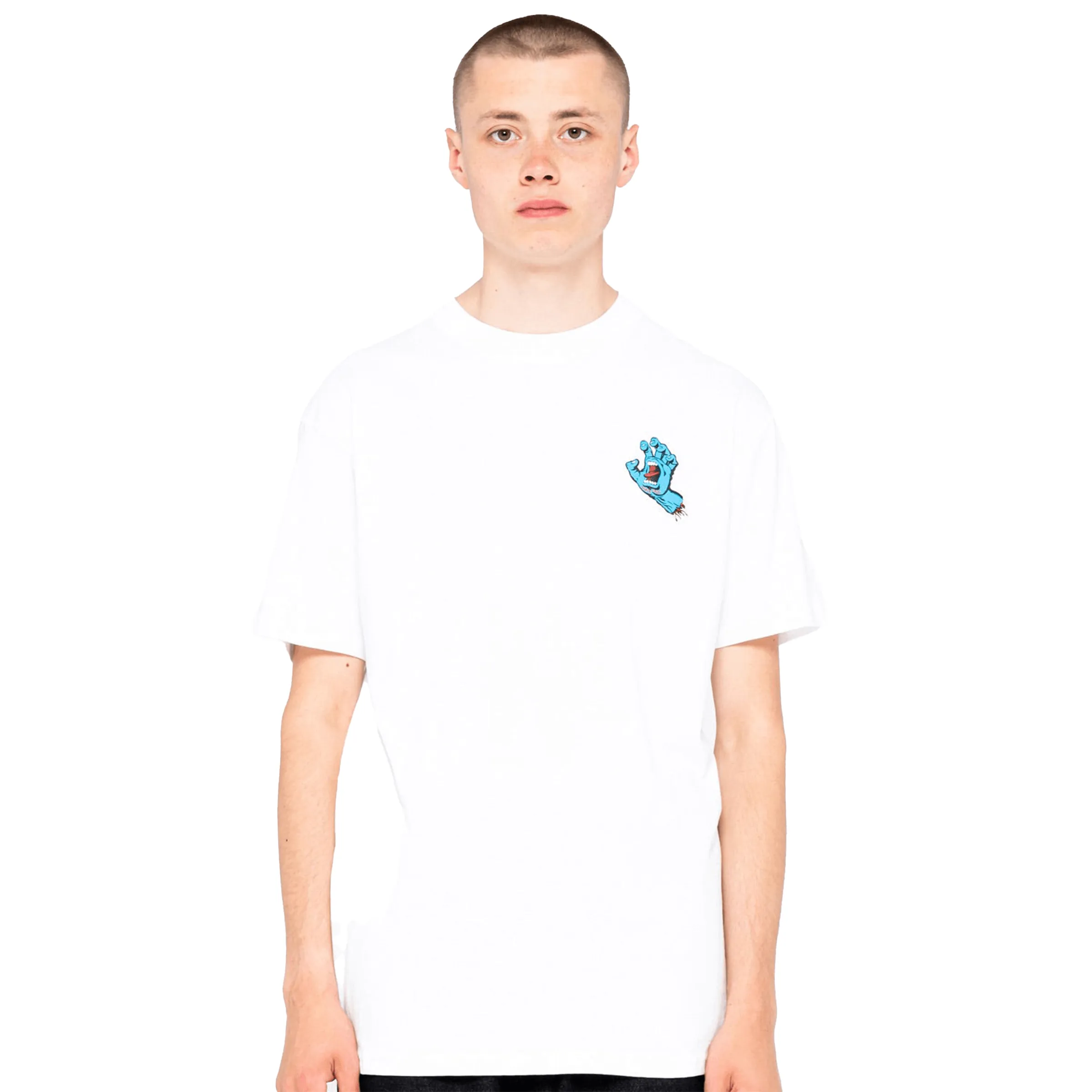 Screaming Hand Chest T-Shirt