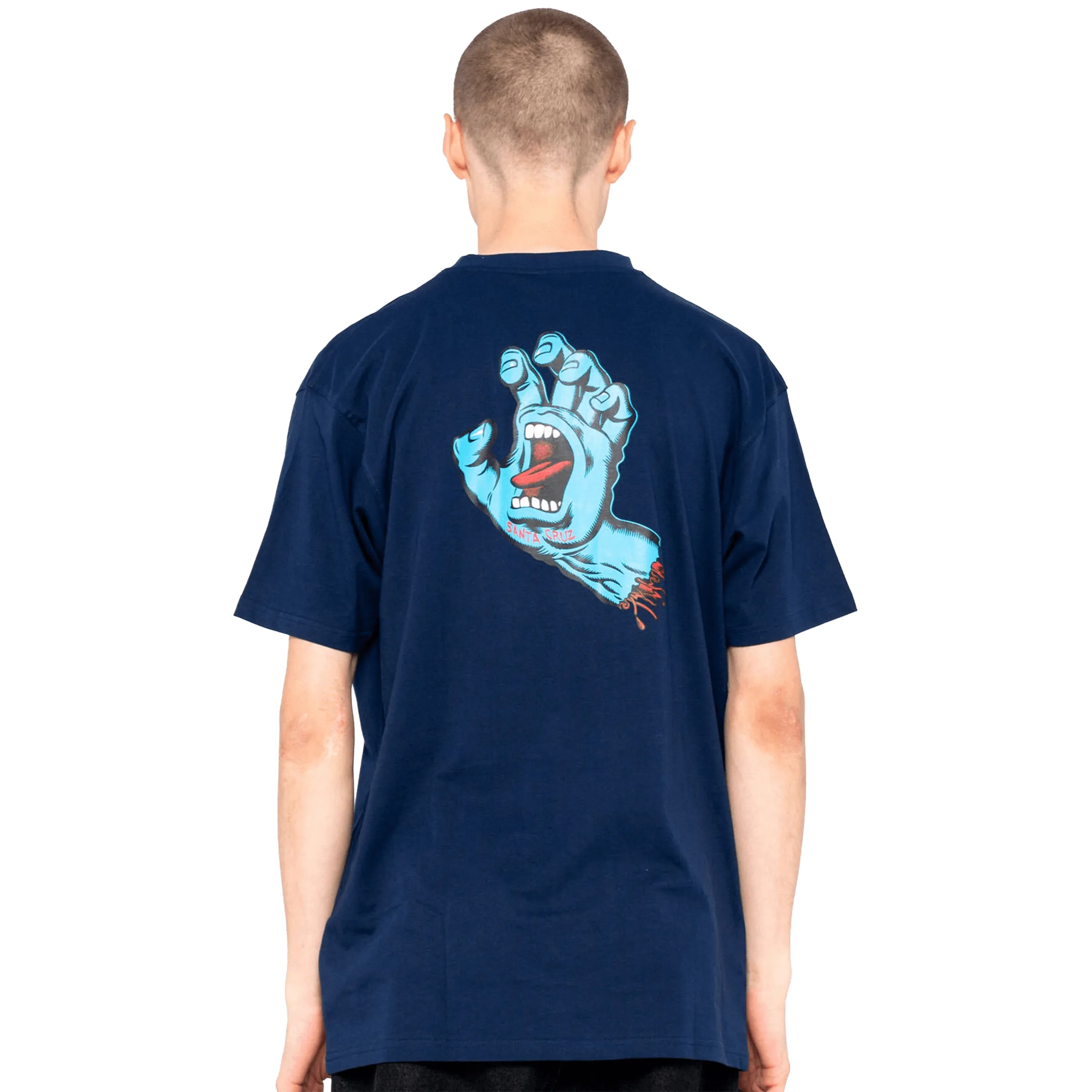 Screaming Hand Chest T-Shirt