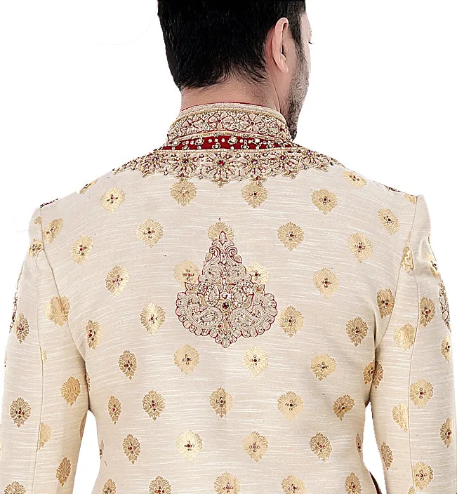 Sherwani (Custom Tailored) - (D.No.-1236)