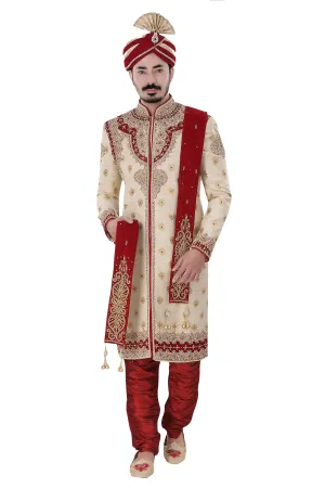 Sherwani (Custom Tailored) - (D.No.-1236)