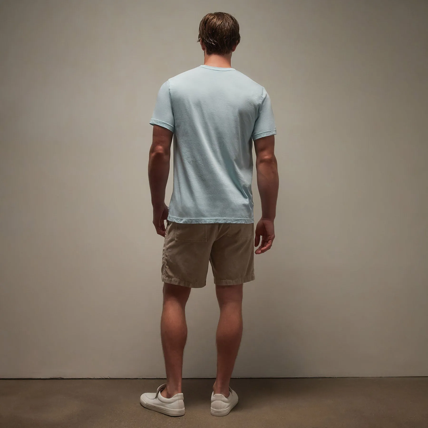 Short Sleeve Crew Neck - Taffy Pigment