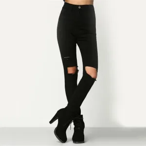Shredded Pencil Jeans