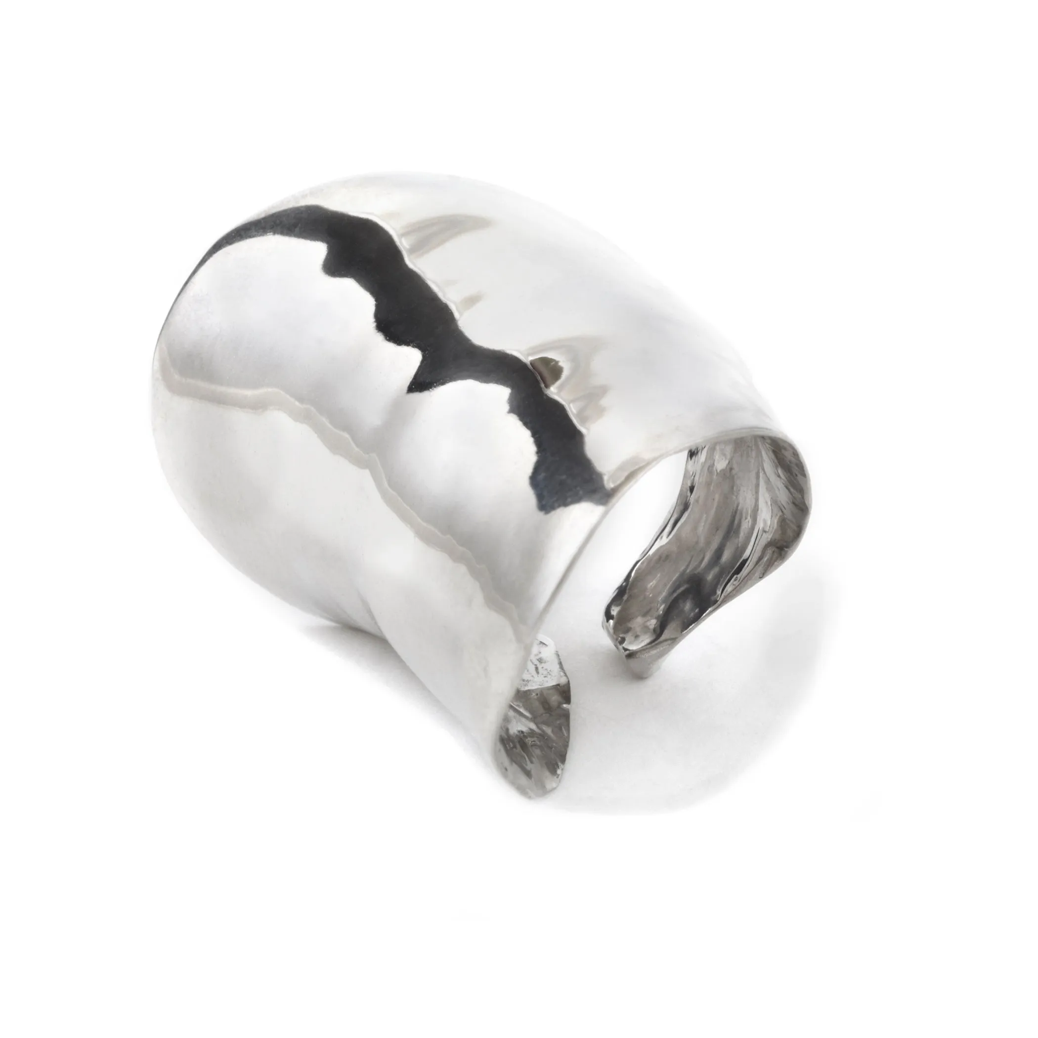 Silver Leaf Ring