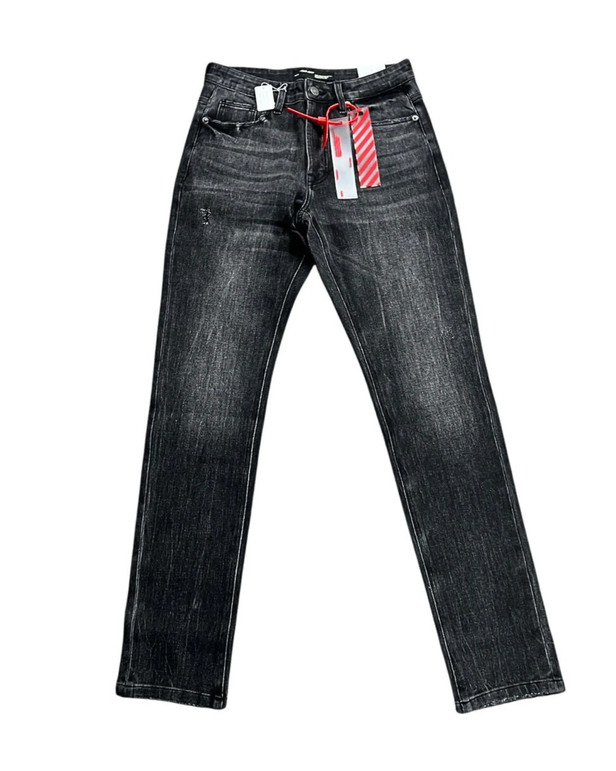 Skinny Custom Stretch Washed Black