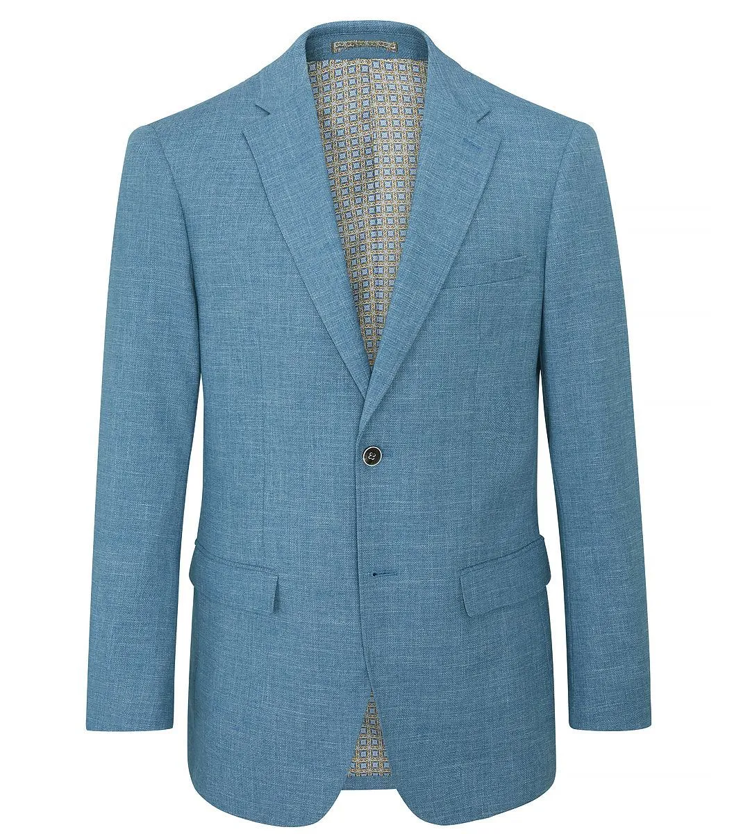 Skopes Tailored Fit Jamie Suit Jacket For Men in Aqua Blue, 36S-62L