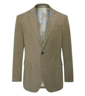Skopes Tailored Fit Padua Jacket For Men in Sand Beige Herringbone, 36S-62L