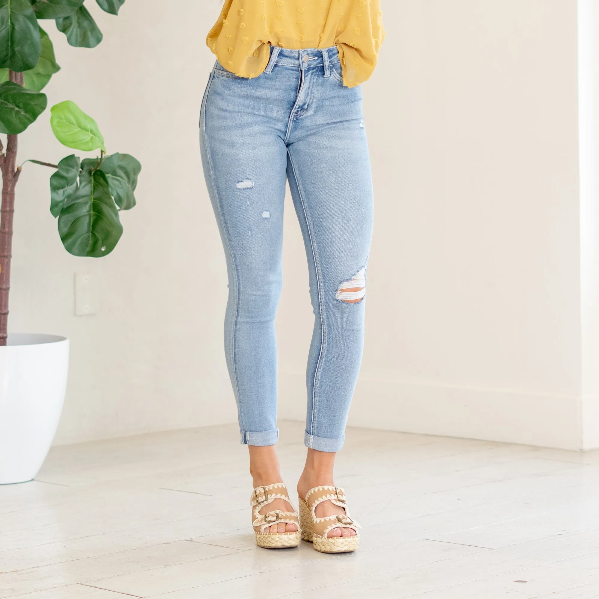 Sleepless High Rise Skinny Regular & Plus Sizes