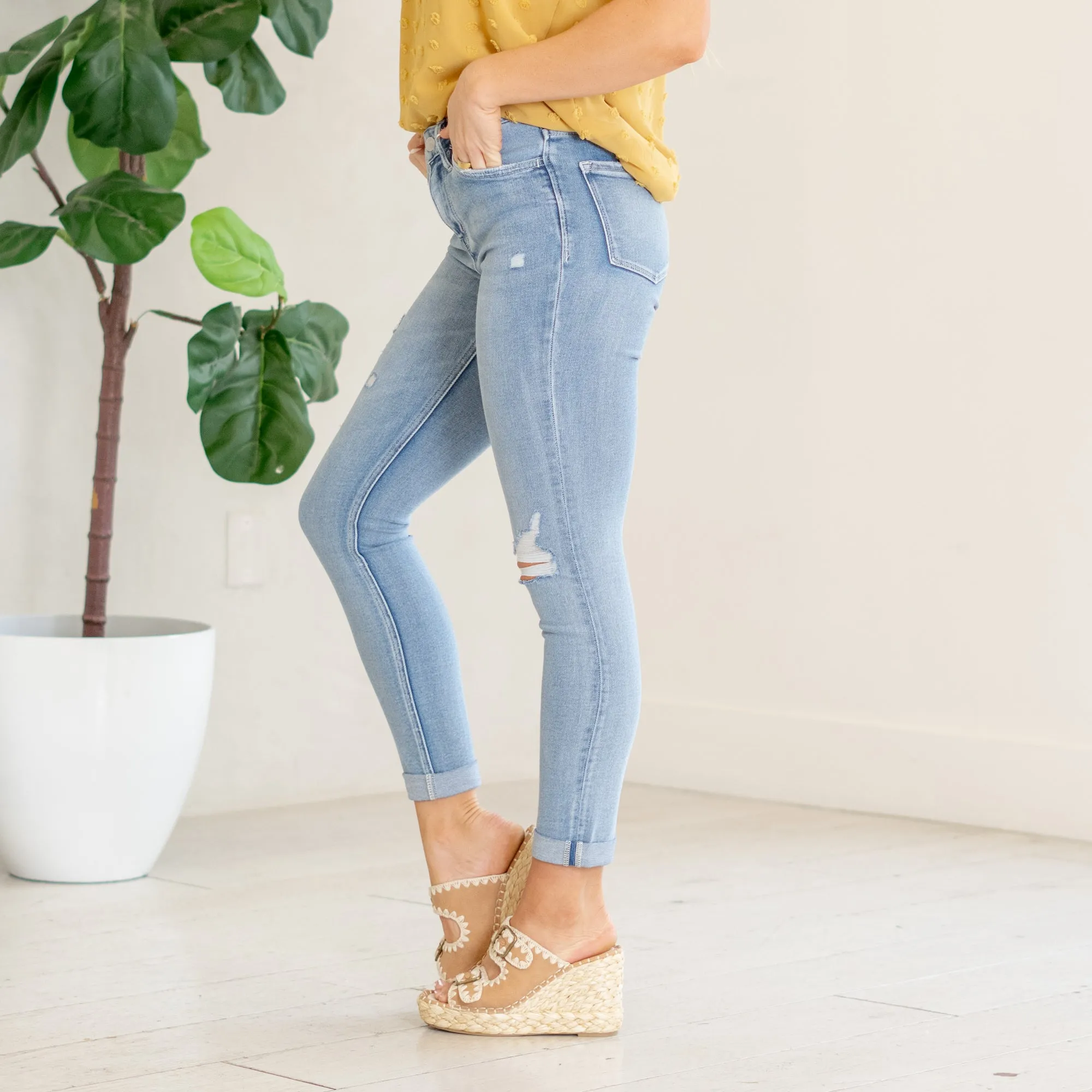 Sleepless High Rise Skinny Regular & Plus Sizes