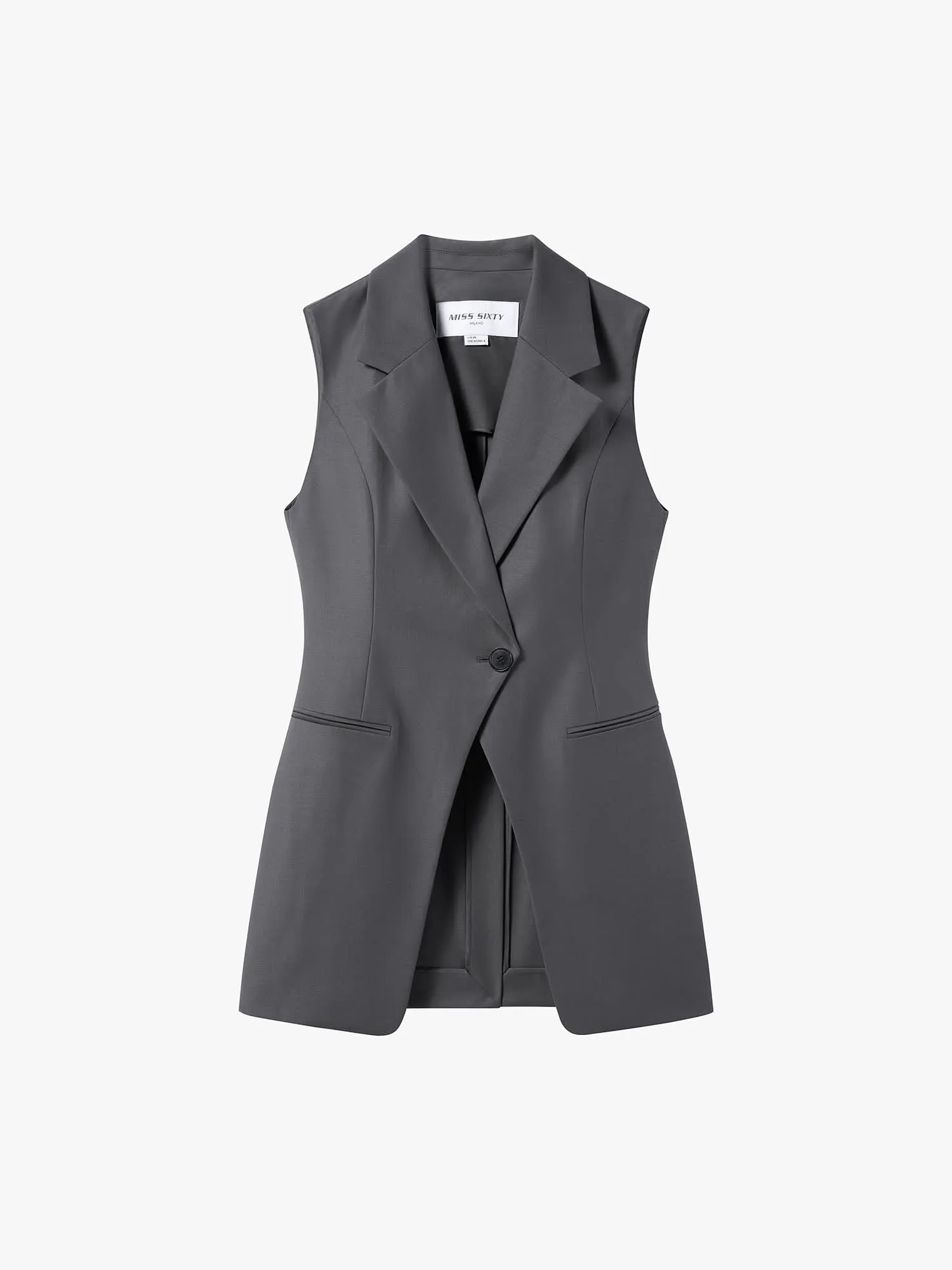 Sleeveless Blazer Vest