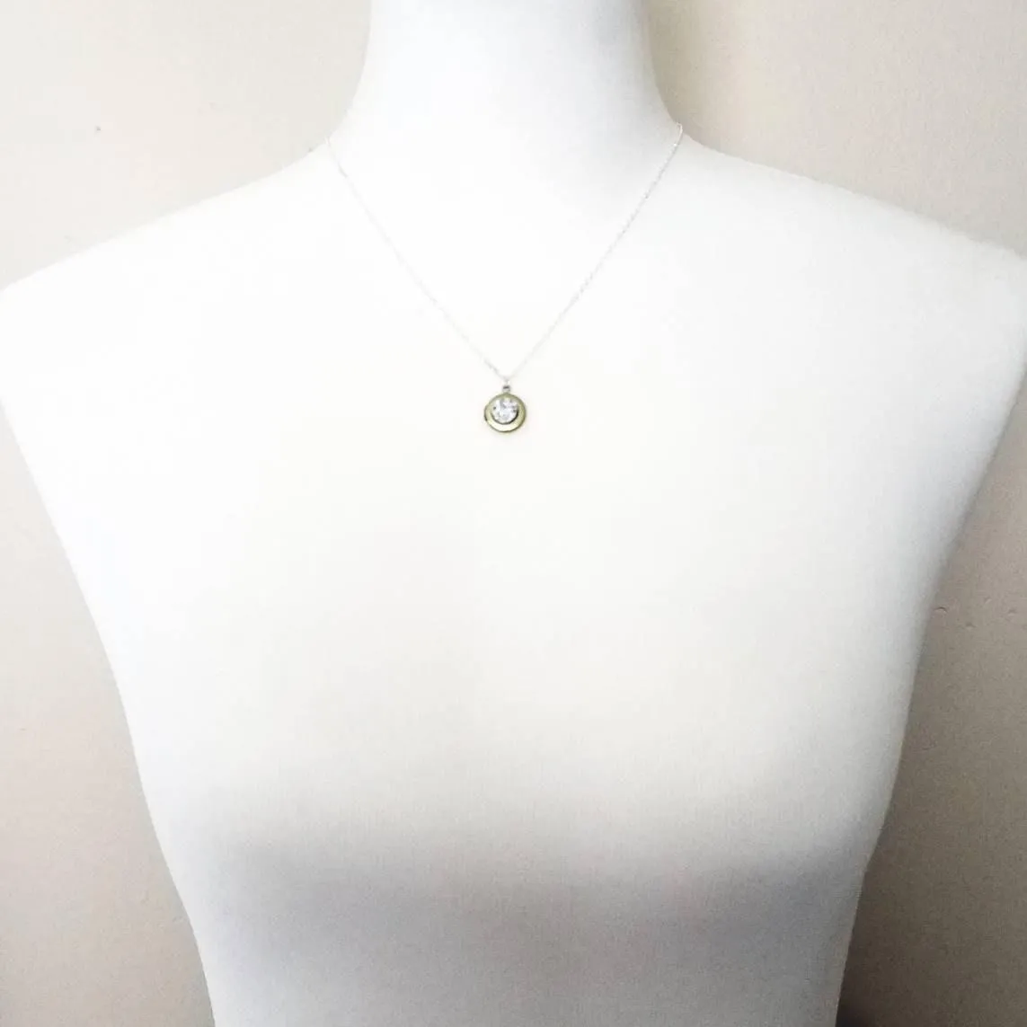 Small Locket Necklace, .925 sterling silver chain, little gold locket, tiny brass locket, photo keepsake necklace faux stone imitation druzy