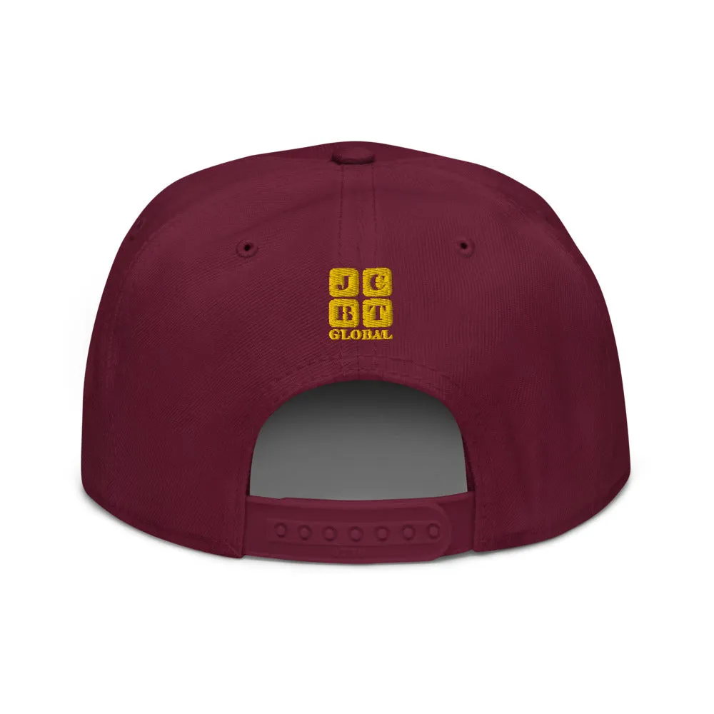 Snapback Hat "1052-0051 Everything Is Bigger In Texas (Yellow Logo)"