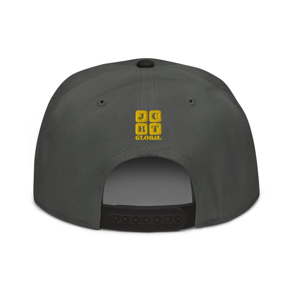Snapback Hat "1052-0121 On A Mission (Yellow Logo)"