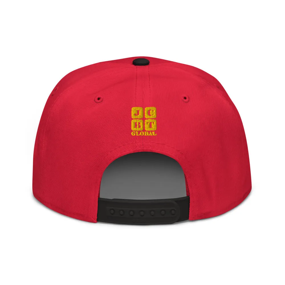 Snapback Hat "1052-0121 On A Mission (Yellow Logo)"