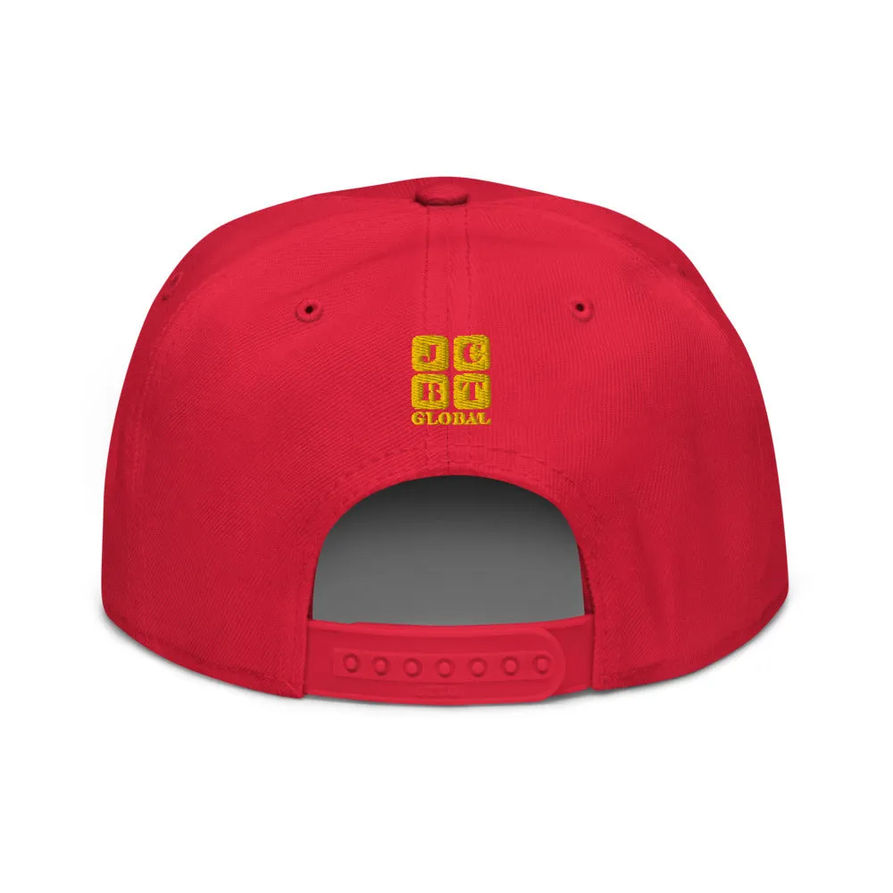 Snapback Hat "1052-0121 On A Mission (Yellow Logo)"