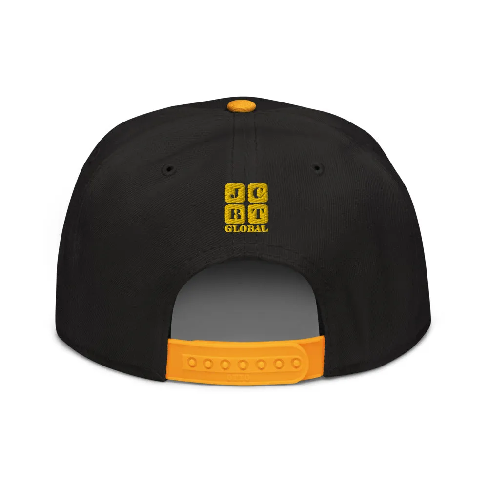 Snapback Hat "1052-0121 On A Mission (Yellow Logo)"
