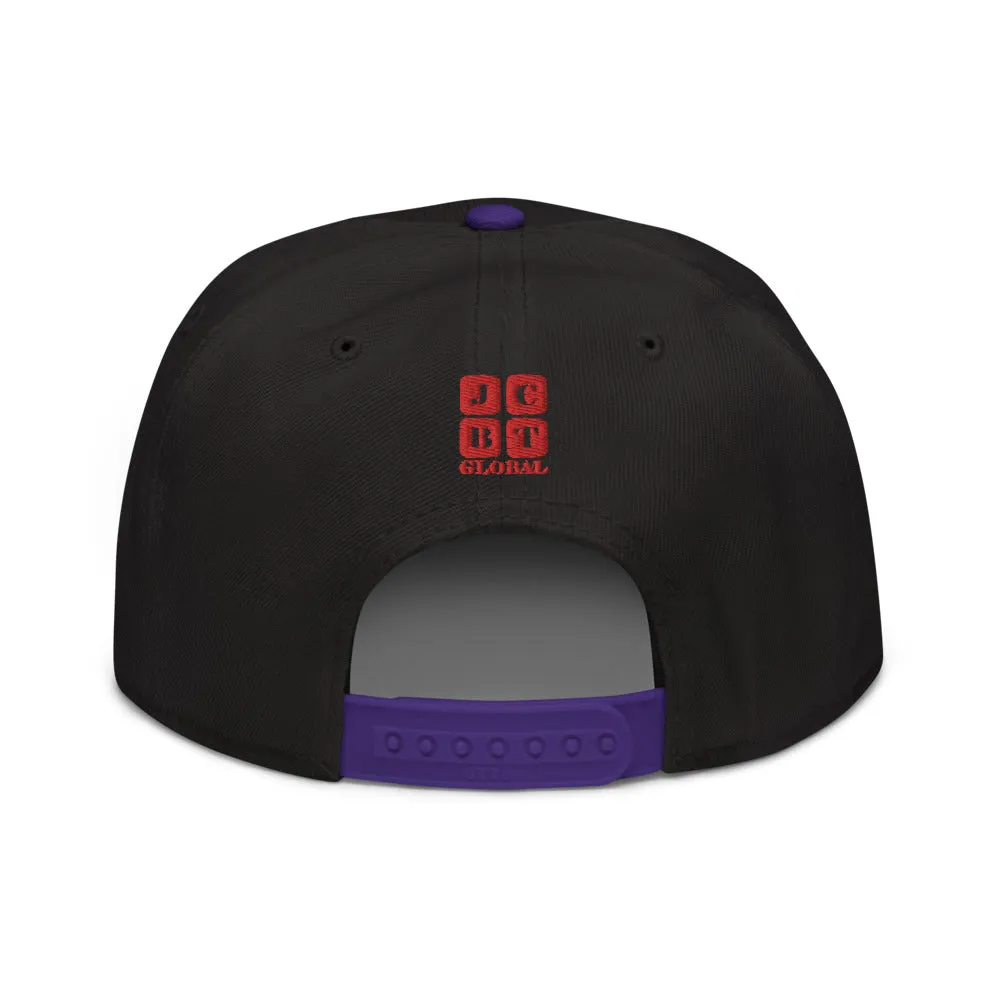 Snapback Hat "2052-0071 An Engineer's Mind Never Stops (Red Logo)"