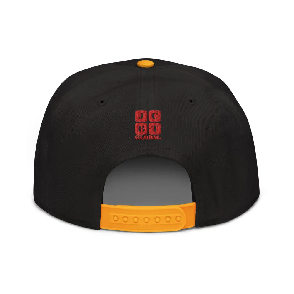 Snapback Hat "2052-0071 An Engineer's Mind Never Stops (Red Logo)"