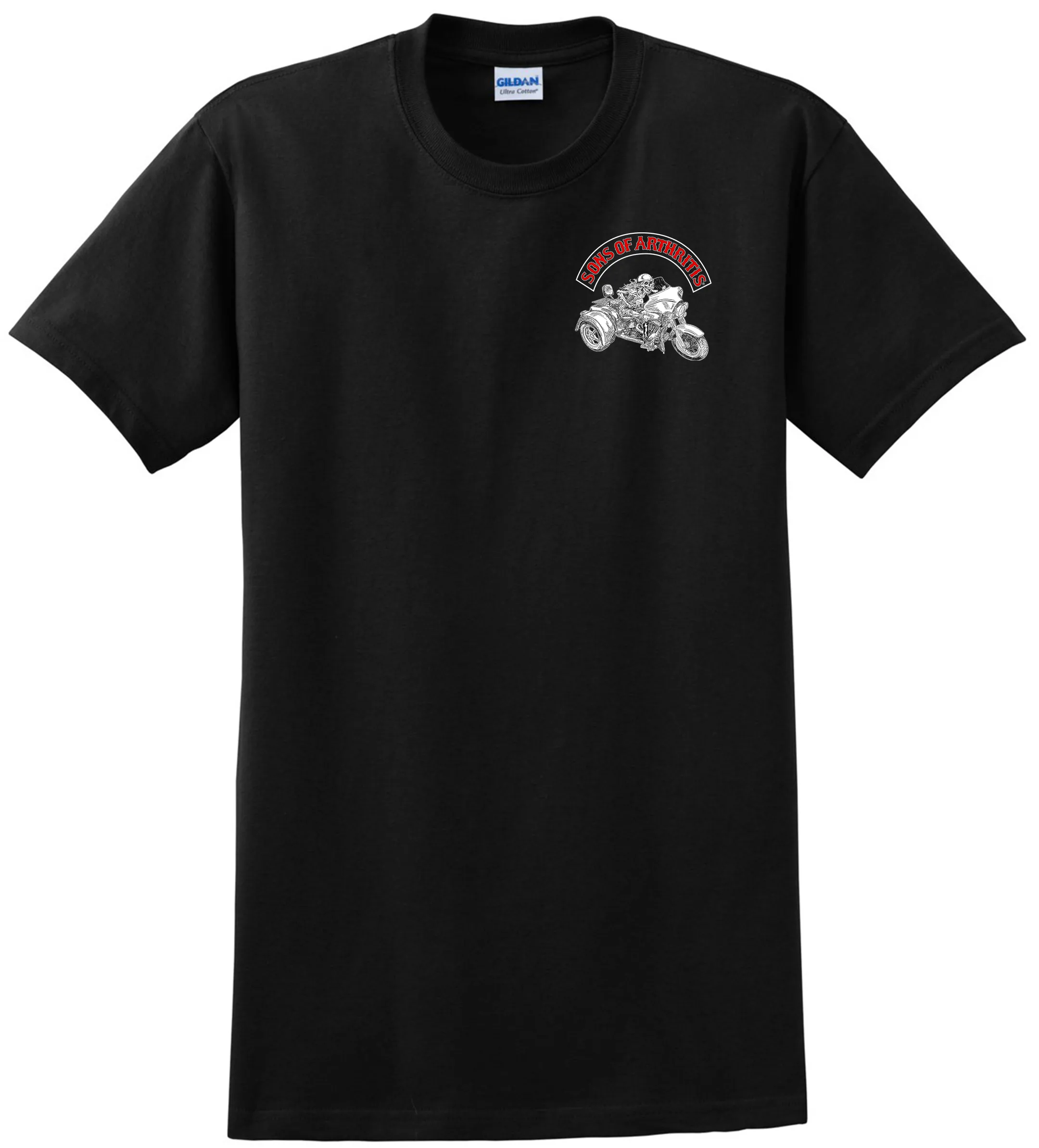 Sons of Arthritis Trike Chapter (Fred's Trike) - BLACK T-SHIRT