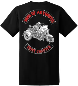 Sons of Arthritis Trike Chapter (Fred's Trike) - BLACK T-SHIRT