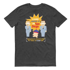 South Park Jack It In San Diego Adult Short Sleeve T-Shirt